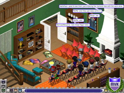 Olympics Closing Ceremony Party in Rec Room