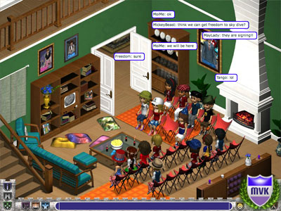Olympics Opening Ceremony Party in Rec Room