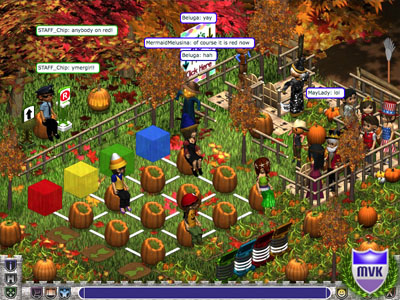 Pumpkin Patch Game with STAFF_Chip