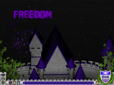 "Freedom" Purple Stage Firework